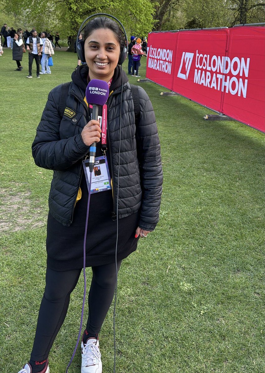 LOVED the <a href="/BBCRadioLondon/">BBC Radio London</a> marathon coverage today. Huge team effort and a complete joy to celebrate the bravery and brilliance of everyone who lined up at the start. And still they keep coming through the finish line. #londonmarathon2024 
1/2