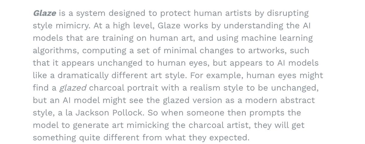 Free blocklist here. Artist please remember to protect yourselves and your art from art thieves by using Glaze or Nightshade on your work if you post online. Download it and protect your hard work. So many Ai liars have tried to present that stuff as theirs. @TheGlazeProject