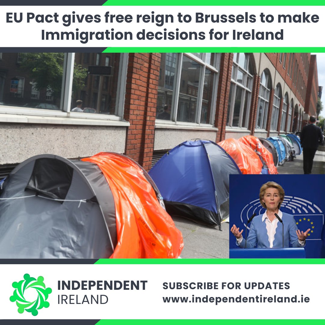 The EU migration pact is yet another example of a government that says 'Yes' to everything in the European Parliament. 

This week we will announce our candidate for the Dublin Constituency for European elections, a candidate that will stand up to Europe and speak on behalf of…