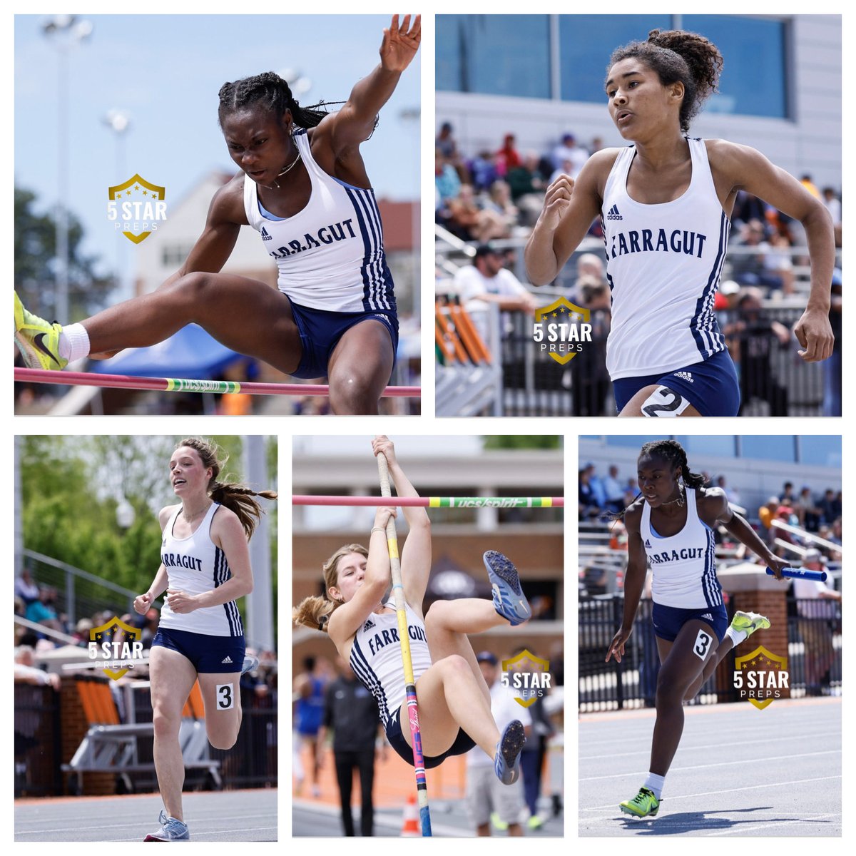Another terrific weekend for the Lady Admirals Track & Field Team! 11th overall in a field of 3 dozen of the top teams in Tennessee & the nation at the Volunteer Classic at UT! ⚓️🏃‍♀️🍊 Awesome Photos by ⁦@TheDannyParker⁩ of ⁦@5StarPreps⁩ ____ ⁦@AdmiralsXC_TF⁩