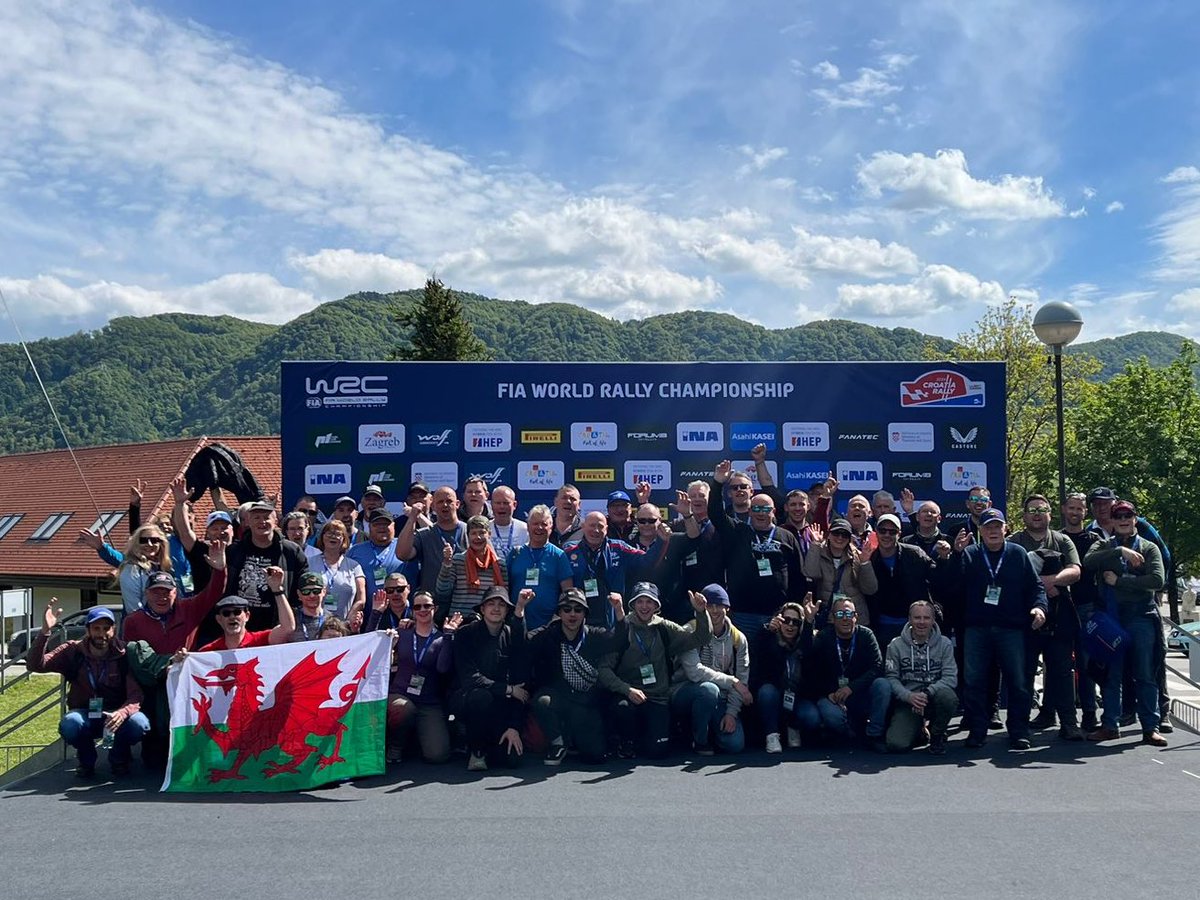 And that’s a wrap! Another superb trip to @croatia_rally and bet you can’t guess which two guests won the @Rali_Ceredigion Marshal’s Prize Draw of a trip to the rally with us…