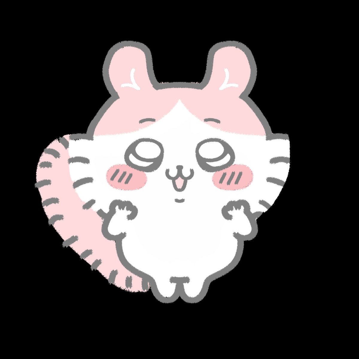 其實本來考慮讓小金當兔兔的，但怎麼看都覺得兔兔的個性比較像阿如（呀哈！！！（？(⁠ㆁ⁠ω⁠ㆁ⁠)
然後松松也考慮是小八貓，但以個性的部分好像阿潤比較適合（？😳💙