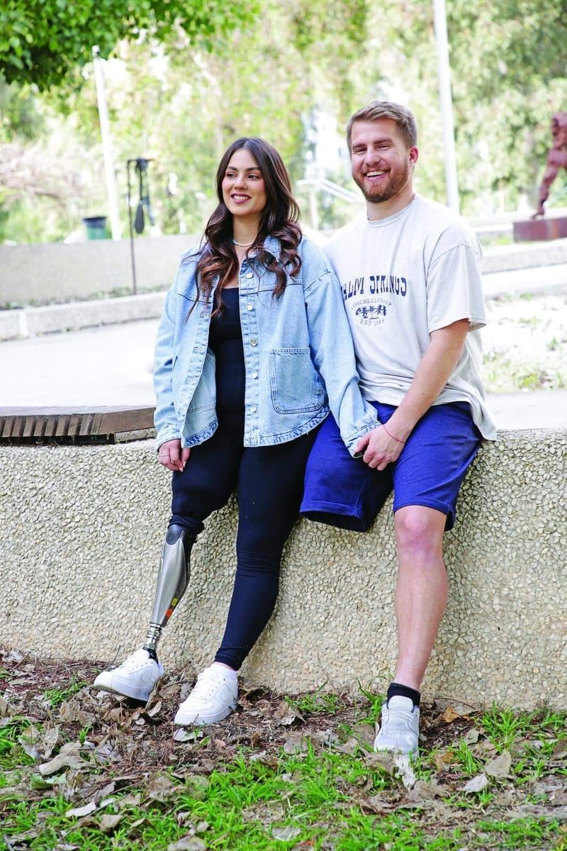 They’re getting married!!! After miraculously surviving the Nova massacre Gali Segal and Ben Benjamin will stand under the chuppah (altar) together with their new prosthetics legs, 'If we were destined to lose one of the limbs, it would be best that the same thing happened to