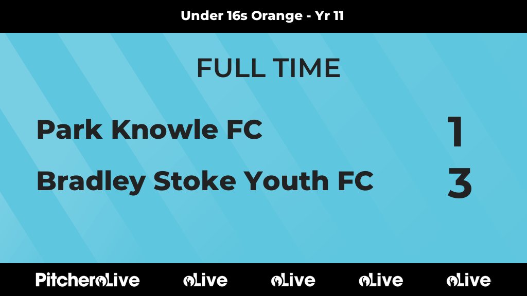 FULL TIME: Park Knowle FC 1 - 3 Bradley Stoke Youth FC
#PARBRA #Pitchero
bsyfc.co.uk/teams/205319/m…