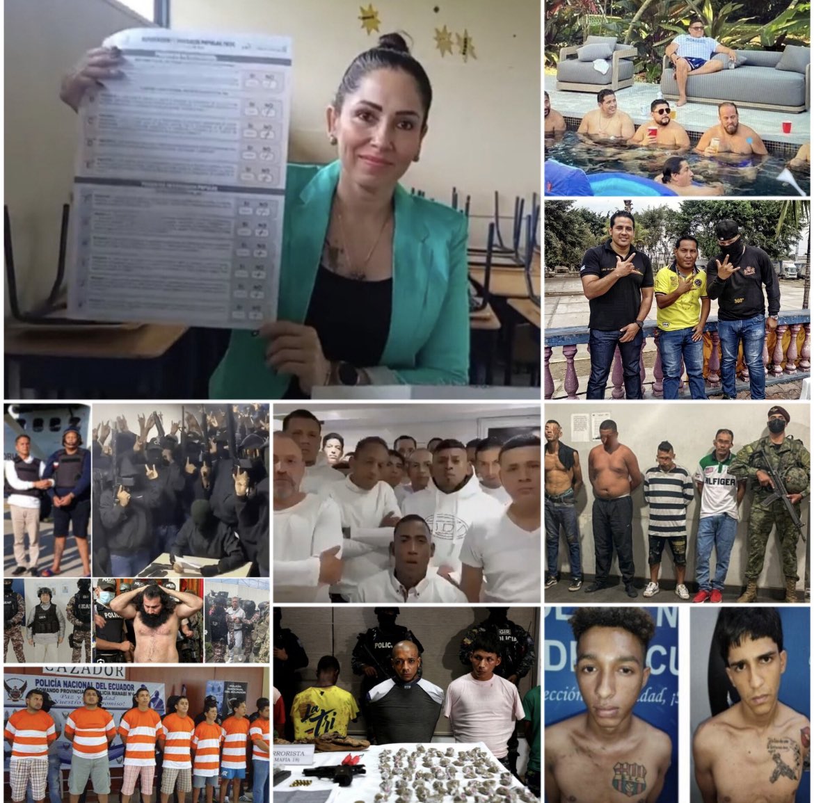 GAVVtech's tweet photo. Asi votó la banda del narcotráfico. Defendiendo al líder de la secta. Jamás pensarán en el país. https://t.co/VssQdFlnvS