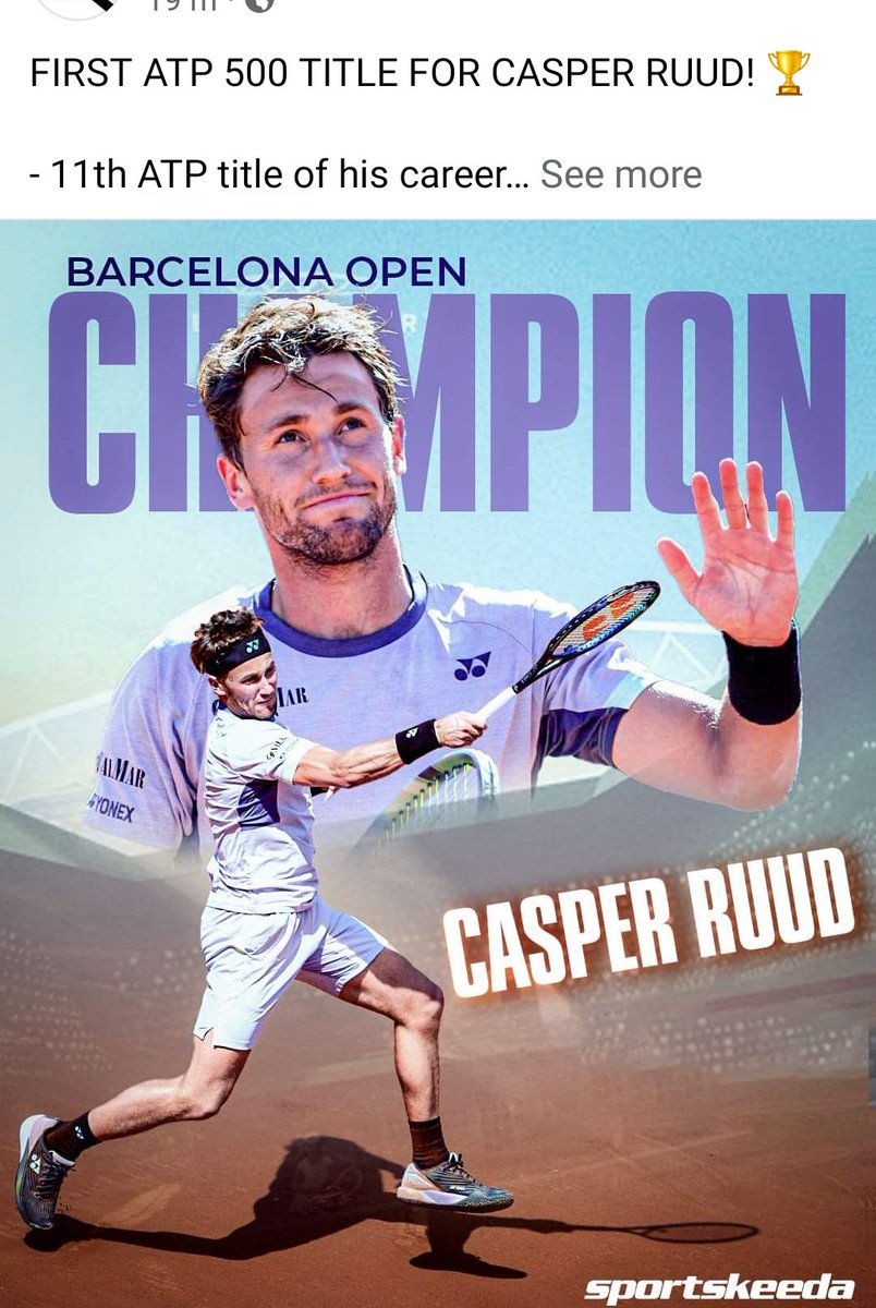 Congratulations Casper. Hard to believe it's his first 500 title.