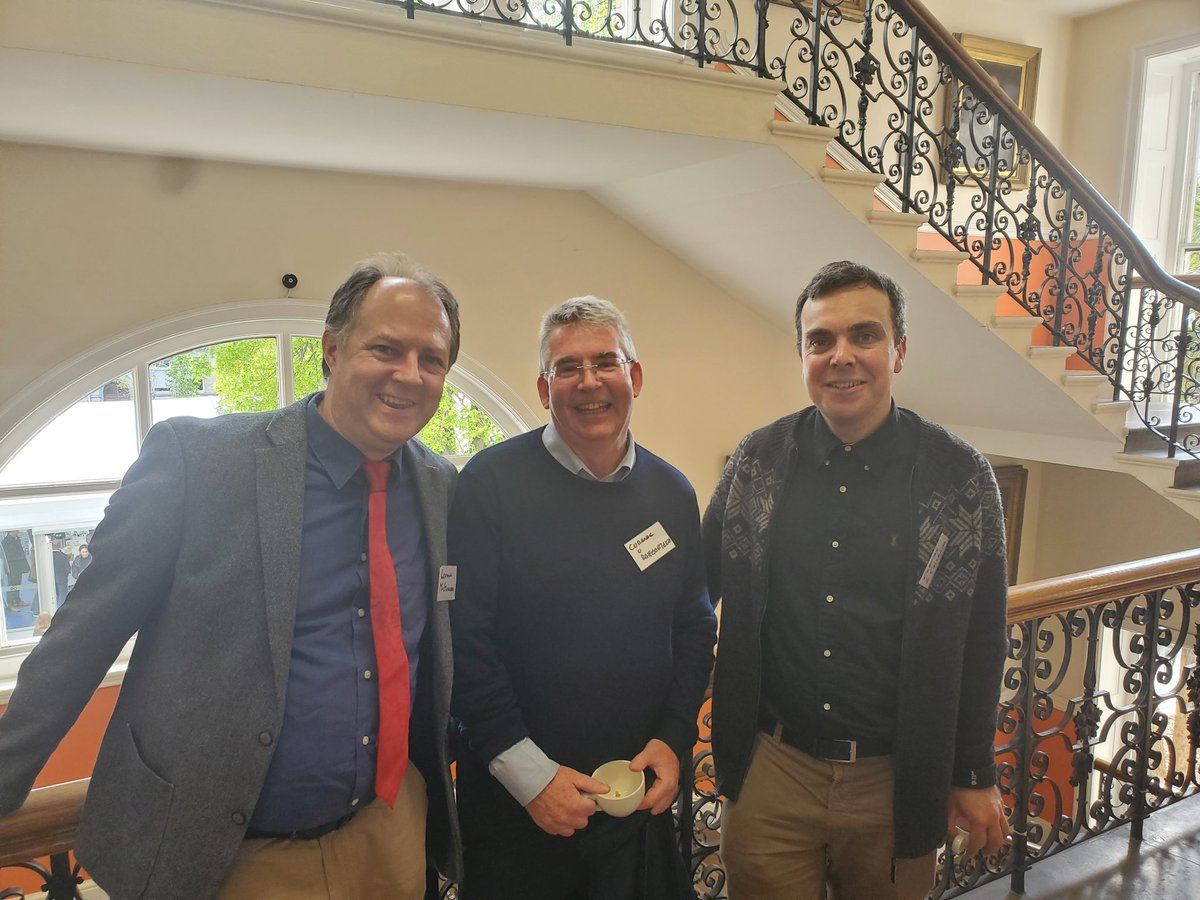 The collective noun for Cormacs? A cluster? A conclave? A collision? A celebration? Friday's @TCD_physics #Physics300 celebration saw a collision of myself, @CormacORafferty (@SETUIreland) & Cormac Ó Coileáin (@unibw_m) = a Cormac physics miniconference? 😀 Calling all Cormac's!