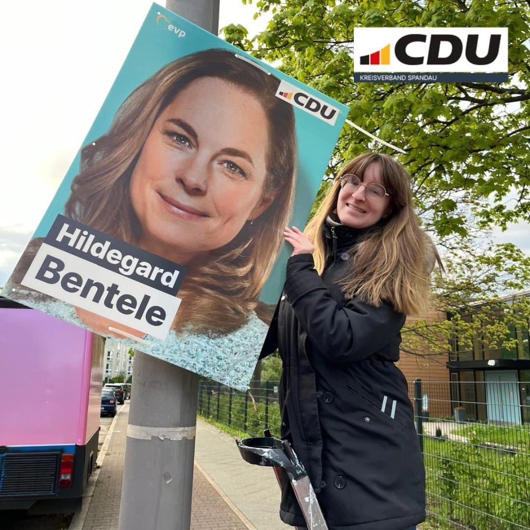 Gemeinsam haben wir ein klares Ziel: Wir wollen bei der Europawahl am 9. Juni ein starkes Ergebnis für unsere @cduberlin & unsere Spitzenkandidatin @hildebentele! 2/2 #Berlin #EuropaBrauchtDich ⭐️