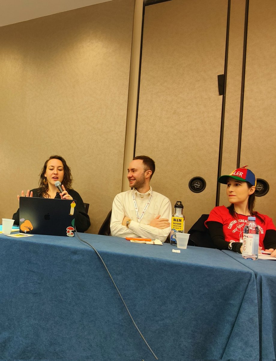 Our co-chair @abbyhiggins on the Organizing Remotely panel at #LaborNotes2024: 'Working toward legislative wins through digital organizing has been a really great way for members to realize what they can do collectively.'