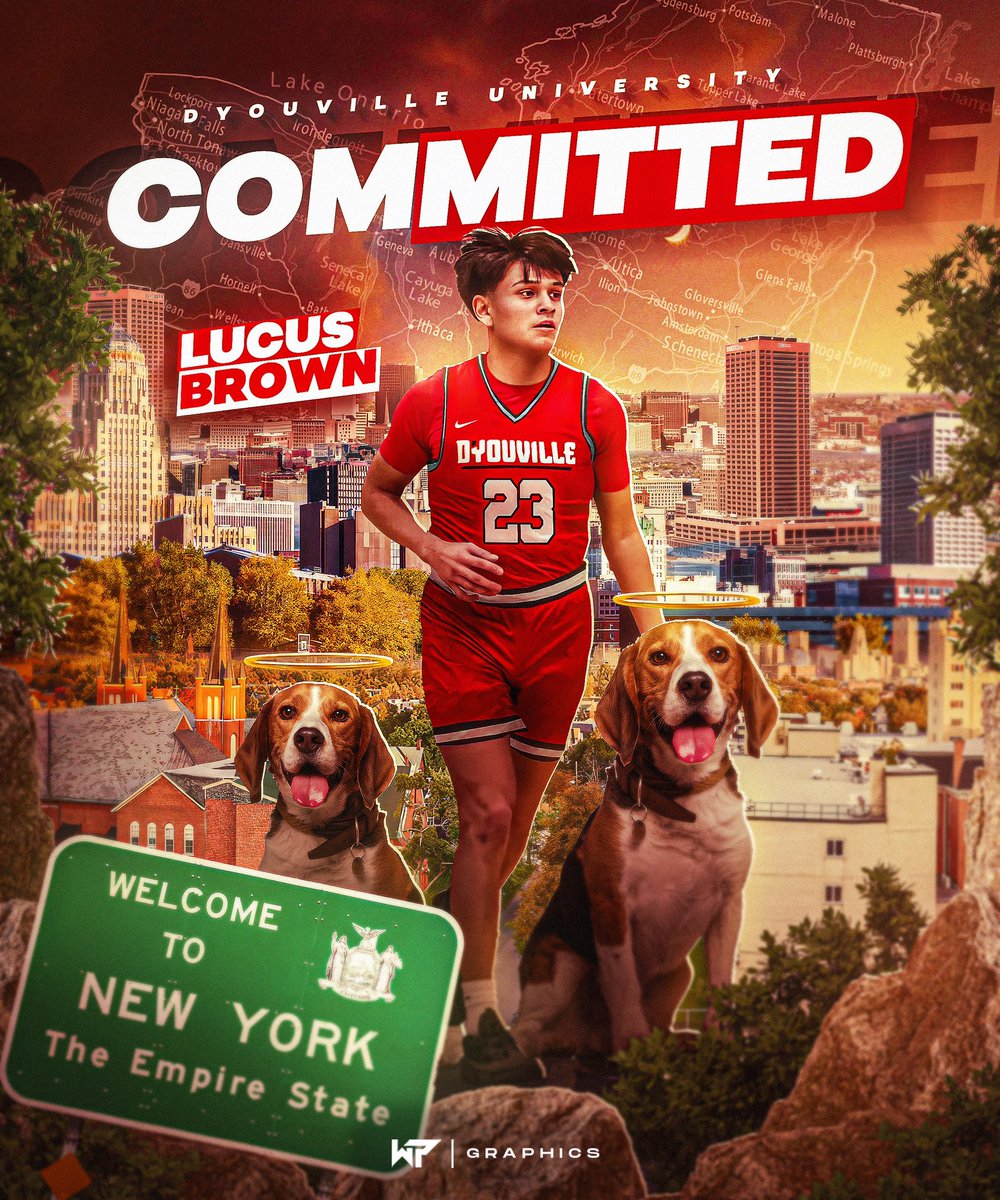 LucusBrown23's tweet photo. Very proud to announce my commitment to Division 2 D’Youville University. @Coach_AndyStark and @NickSepeBBall has believed in me for years and I’m excited to be a part of his program. LET’S WORK!! #Committed #GoSaints #FeedTheDawgs 🐶 https://t.co/XG54L7fdQE