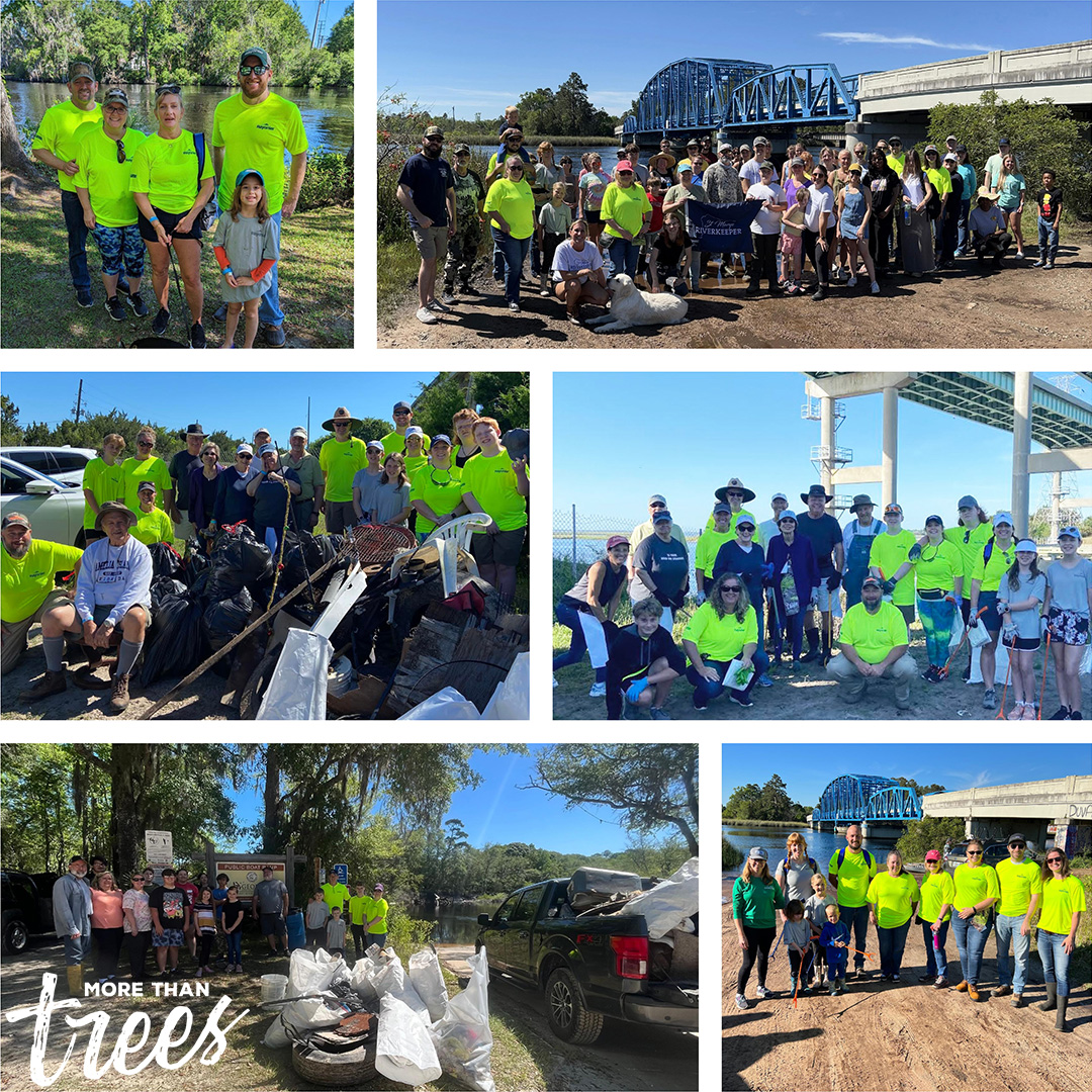 Our employees are proud stewards of the environment & the communities they live in. That's why so many Rayonier employees volunteer for the St. Marys River Cleanup each year. If you're in Northeast FL or Southeast GA, join us this year on 4/27! Details: hubs.ly/Q02qDH1S0