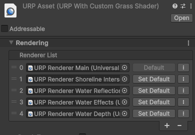Is it bad to have a bunch of renderers added to the URP pipeline? None of them are used per-frame. - 2 are only used in Editor to 'bake' things - 2 are rarely used at runtime with calls to .Render() I'm assuming just having them added has no cost? #gamedev #indiedev