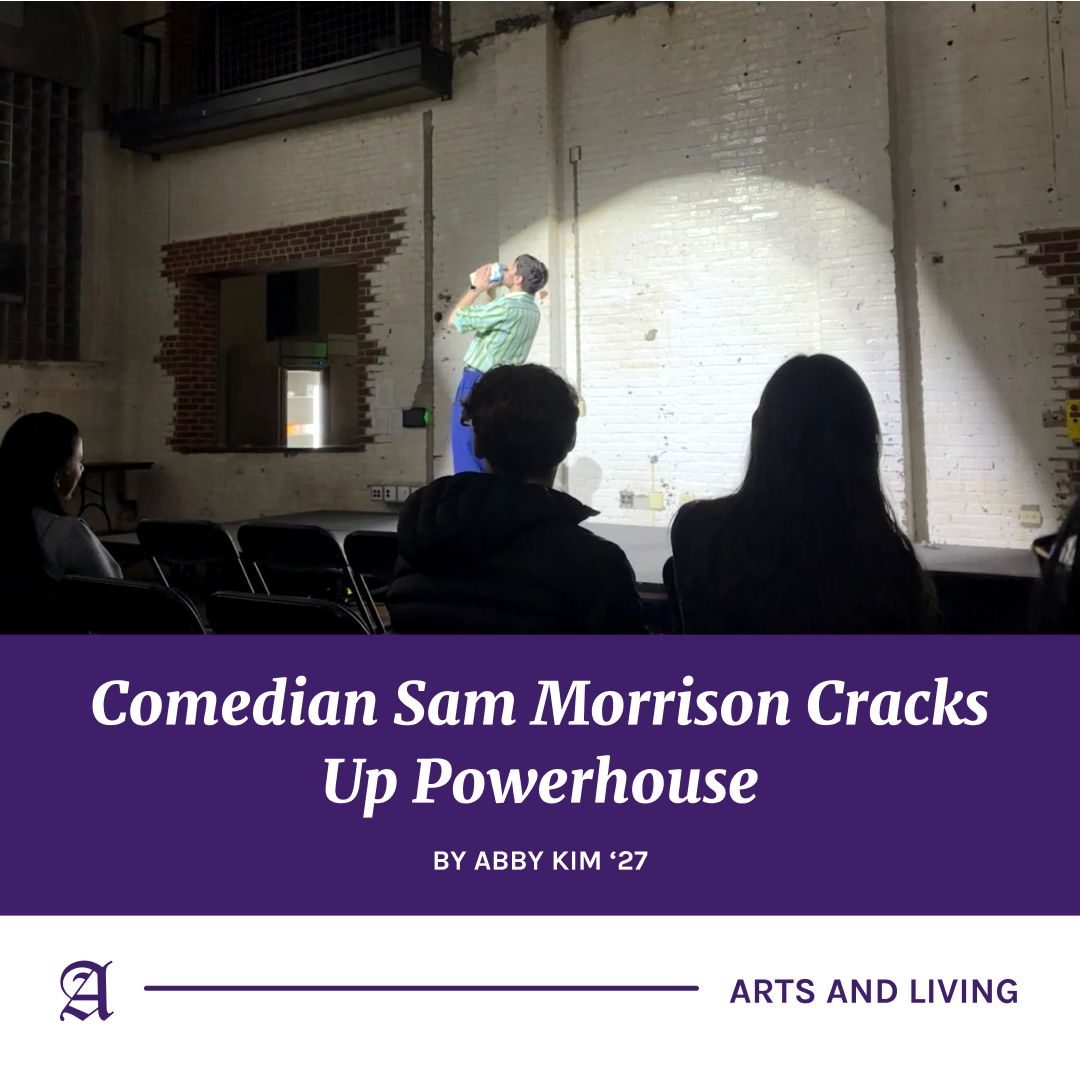 Student Engagement and Leadership hosted comedian Sam Morrison last week. Assistant Editor of Arts &amp; Living Abby Kim ’27 recaps his set, including one unpredictable dinosaur impression.

✍️ Abby Kim ’27
🔗 buff.ly/4aFyOi5