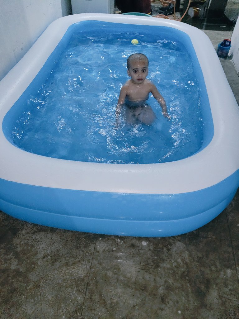 @VMP89_ Atharv ka new swimming pool 🏊🤽