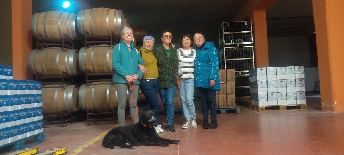 En Bodegas Beramendi, San Martin de Unx