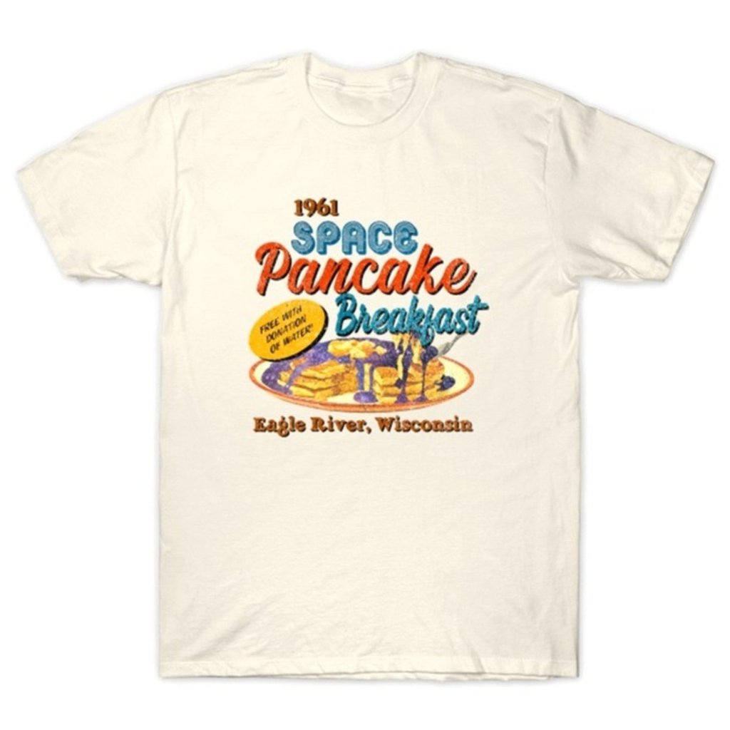Commemorate Joe Simonton's iconic 1961 UFO occupant encounter with this original design by our very own Emily Wayland. 🛸🥞 singularfortean.com/shop #spacepancakes #ufology