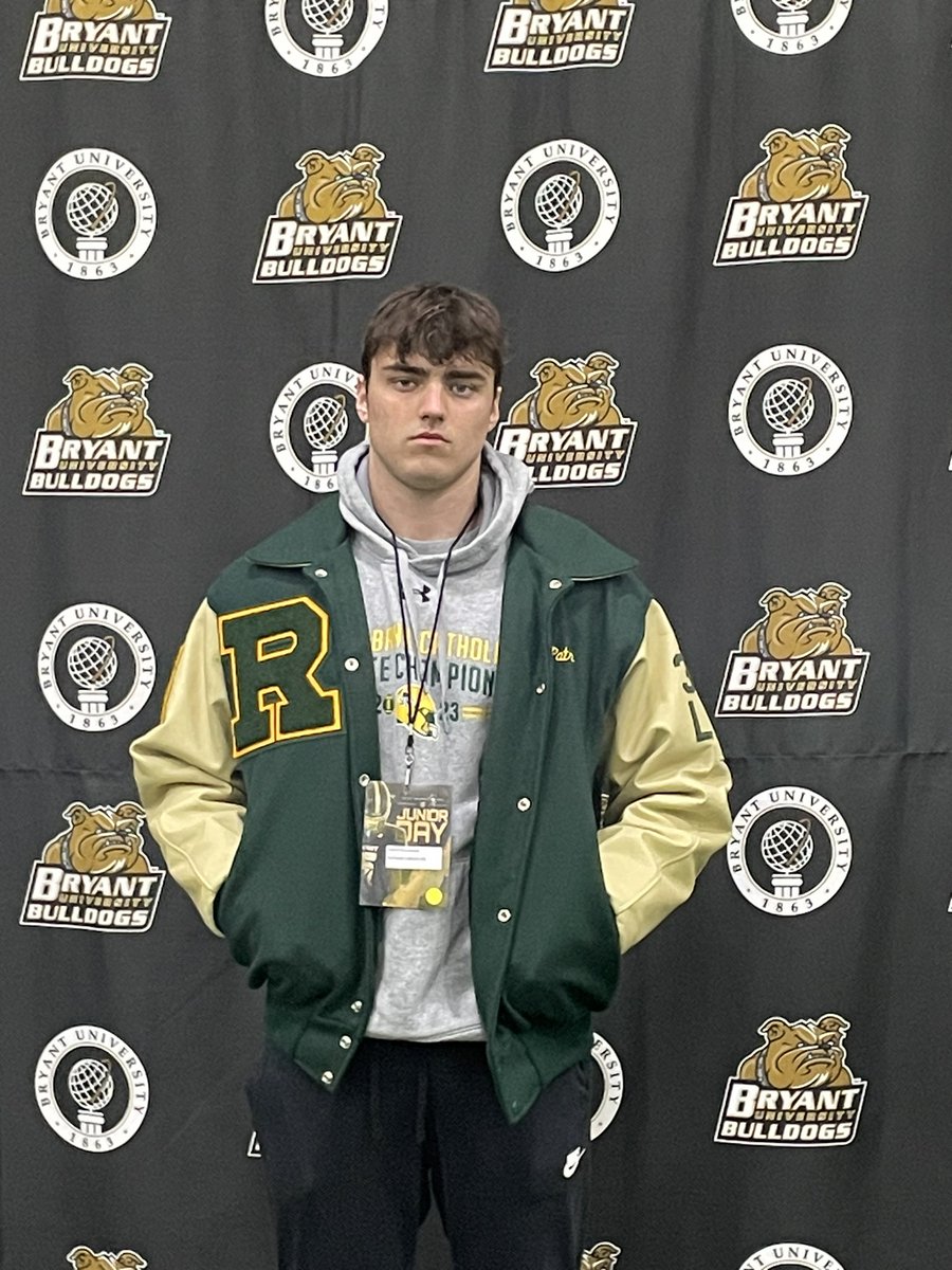 PMcGonnell34's tweet photo. Thank you Bryant Football for the Junior Day invite. It was great to learn more about the program and see the impressive facilities. @_CoachFrost @CoachBarese1 @CoachLangeRBC @mfarrellsports @CoachSchuman https://t.co/juuzTSHR5M