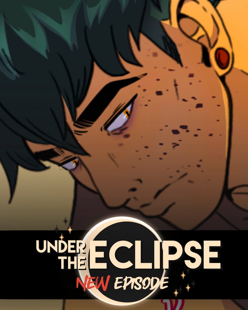 New Episode of Under The Eclipse is up! 🌒 After a heavy fall, Ai and Tajika ends up in a somewhat awkward situation… 🫣 This update has a guest appearance - Sophia from @Novelist_Nickie ‘s No Strings! Read now on @webtooncanvas - link below!