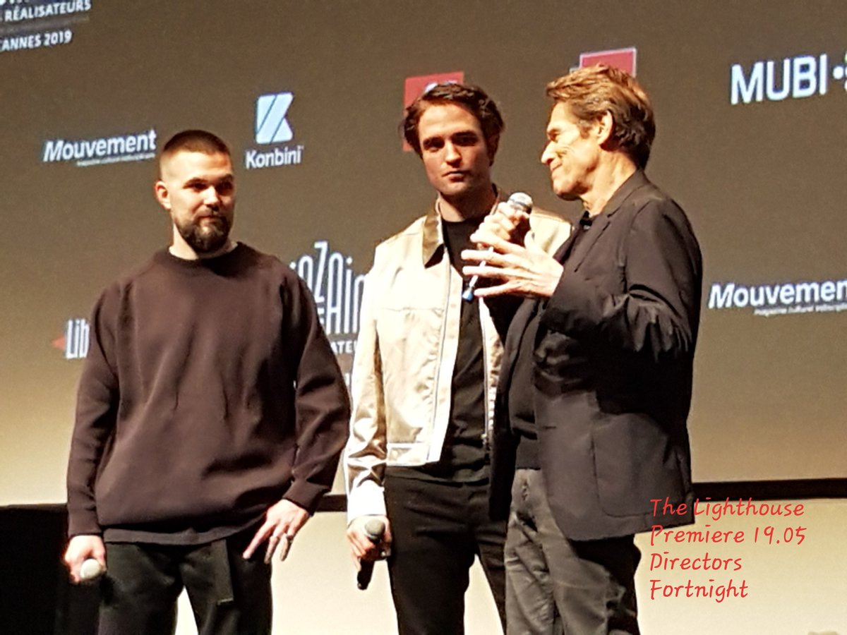 Soooo Lucky my Dear Victoria 😁 For my part I Simply Spoke to Rob Robert Eggers And Willem Dafoe On 19 May 2019 For #TheLighthouse Premiere From The Second Row Of The #CroisetteTheatre At #CannesFilmFestival In The Presence Of 820 Ppl 😆😅 It Was Much Less Intimate 🤣😂