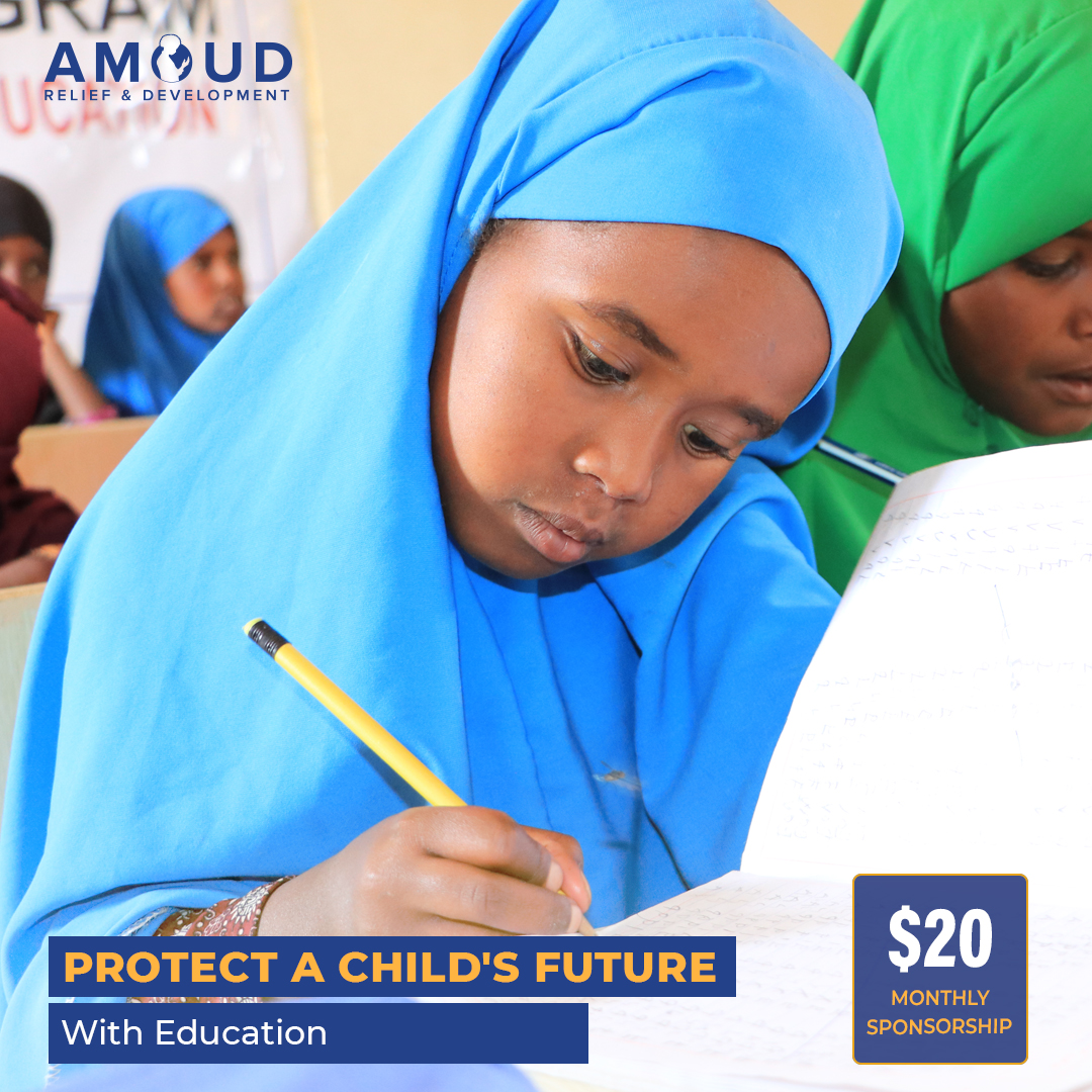 Join our mission at the #AmoudFoundation to deliver educational opportunities to the youth in the #HornofAfrica.

Your contribution can pave the way to a future free from poverty.

Donate now at amoudfoundation.org/cause/education.