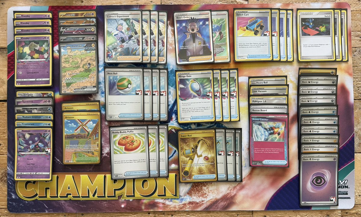 Another Bristol Cup, another final! Having a lot of fun with this deck right now, but feel like there is still so much more to learn. +40cp

Zard - WW
Lugia - WLW
Lugia - WW
Zard - ID
Zard - ID

Turbo Hands w/ Iron Leaves - WW
Lugia - WLW
Zard - LL