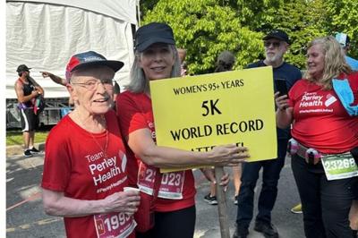 In May, 2022, when Rejeanne Fairhead was 95 years old, she finished the five-kilometre Ottawa Race for ages 95 to 99 in 58 minutes and 52 seconds, a Canadian record. Participating in the challenge – let alone smashing a record – was keepingyouinformed.advisor.news/how-this-97-ye…