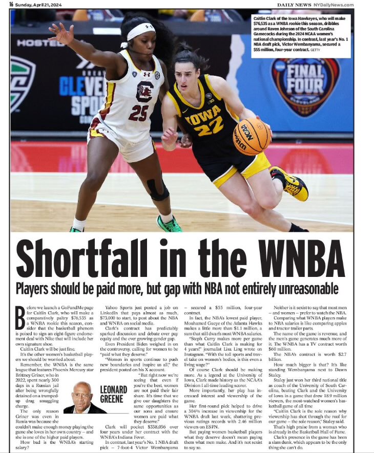 Leonard Greene tweet media