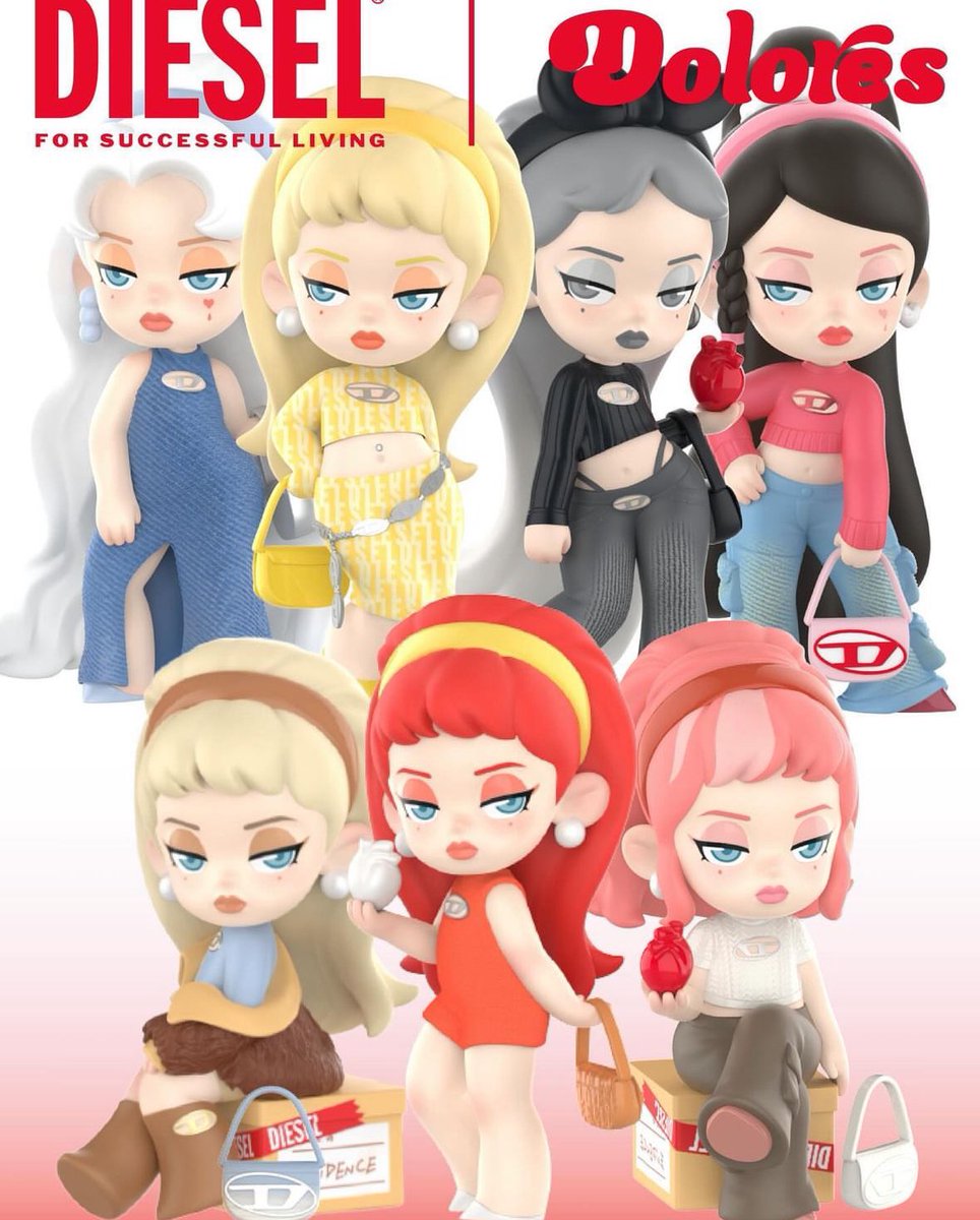 perryyun2's tweet photo. DIESEL x  Dolores Blind Box 
ถ้ามาเปิดพรีตัวนี้มีใครสนใจมั้ยคะน้องน่ารักมากกกโดยเฉพาะคอลนี้🤍  ราคา~4xx /1ea 

#ตลาดนัดarttoy #ตลาดนัดLabubu #dieselthailand #Dolores https://t.co/KKAGLhRaiP