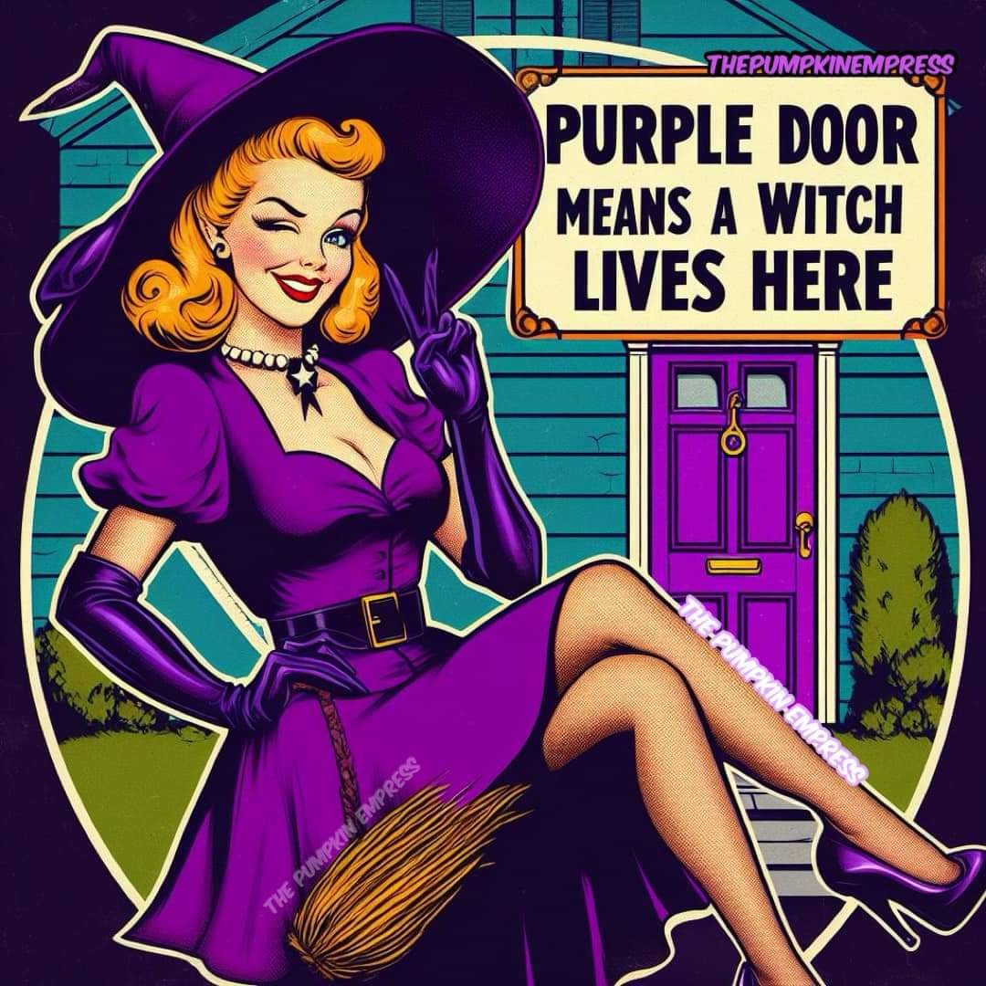 Thats right, I have a purple door and always will have.