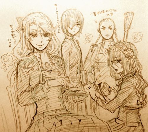 thinking about that one time yana drew the p4 as girls..... they are all so PRETTYYYY
