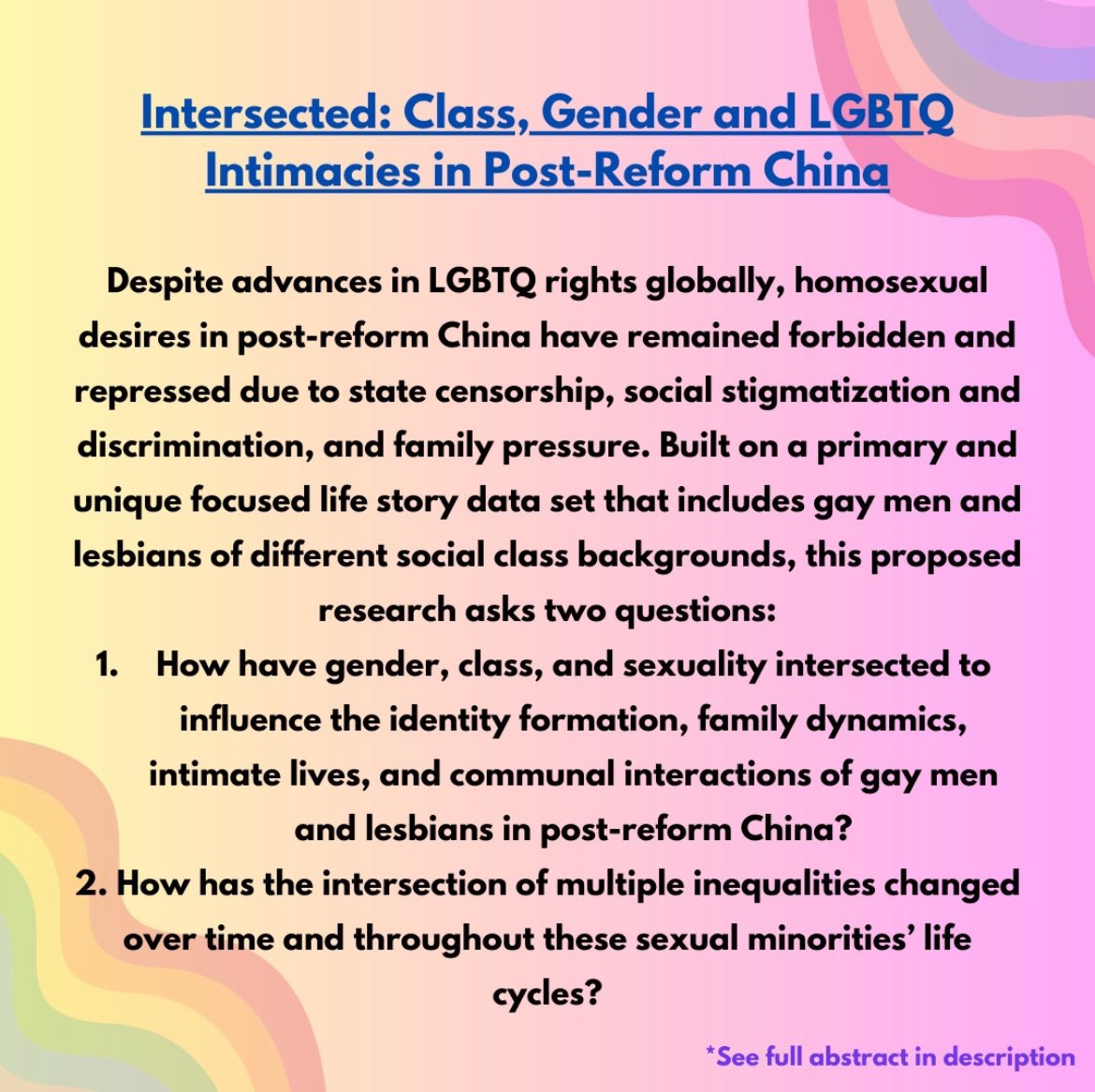 cqsconference's tweet image. 🎉SPEAKER ANNOUNCEMENT🎉

We are thrilled that Professor Susanne YP Choi will be joining #CQSC2024 to discuss the research for her book-in-progress - Susanne’s first book won a best book award from the BSA!

In-person and online tickets now available - link in bio!