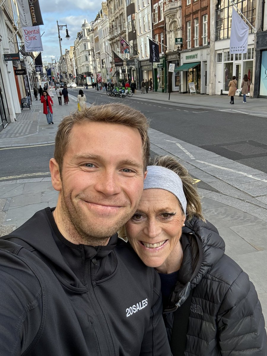 There are things in life where you will never regret doing them. 

Yes you always have work and lots on but I always walk with my mother on Sunday. 

Spend the time with your parents, appreciate them, one day they might not be there and you will wish you had done that walk. ❤️