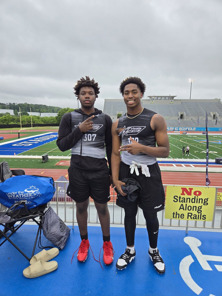 Aye my boi @KeenanBritt1 and I represented the '26 class from the state of AL @Rivals today #Goodwork #keepworking @DownSouthFb1 @CoachL__ @CoachSmook @AL7AFootball @AL6AFootball @HallTechSports1 @JohnGarcia_Jr @adamgorney @BHoward_11