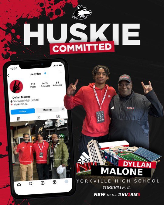 I’m extremely excited to announce that I have committed to NIU! I would like to thank my family, coaches, friends, and teammates for the support throughout the entire process. Go Huskies 🤘🔴⚫️⚪️
<a href="/NIUCoachHammock/">Thomas Hammock</a> <a href="/CoachHawk__/">Joseph Hawkins</a> @Andy_Wang <a href="/CoachDanMcGuire/">Dan McGuire</a> <a href="/EDGYTIM/">Timothy “EDGYTIM” OHalloran</a> <a href="/CoachAdamBreske/">Adam Breske</a>