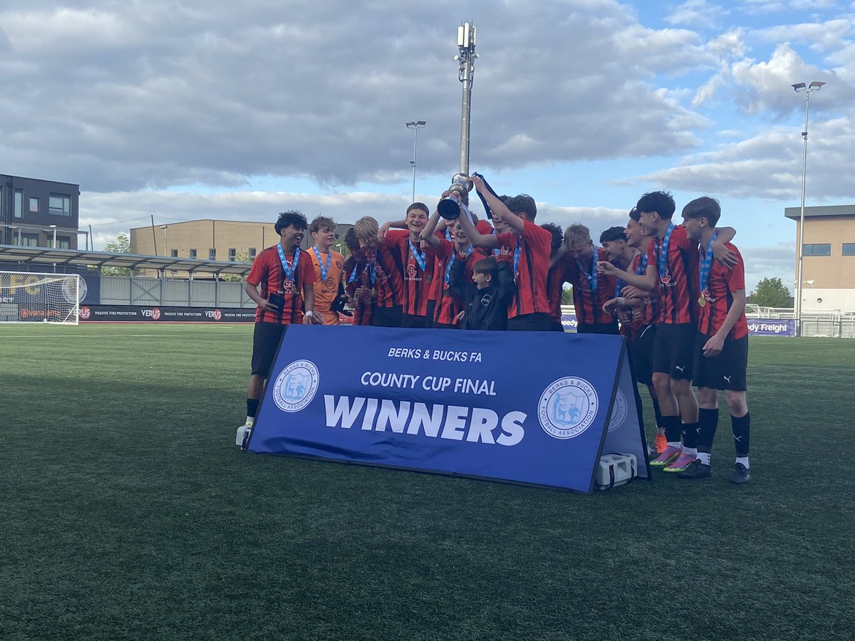 Congratulations to <a href="/BracknellTownFC/">Bracknell Town FC</a> winners of the U16 Youth Cup.
Well played <a href="/berkselitefc/">Berks Elite Football Club</a> on a great season in the County Cup.
