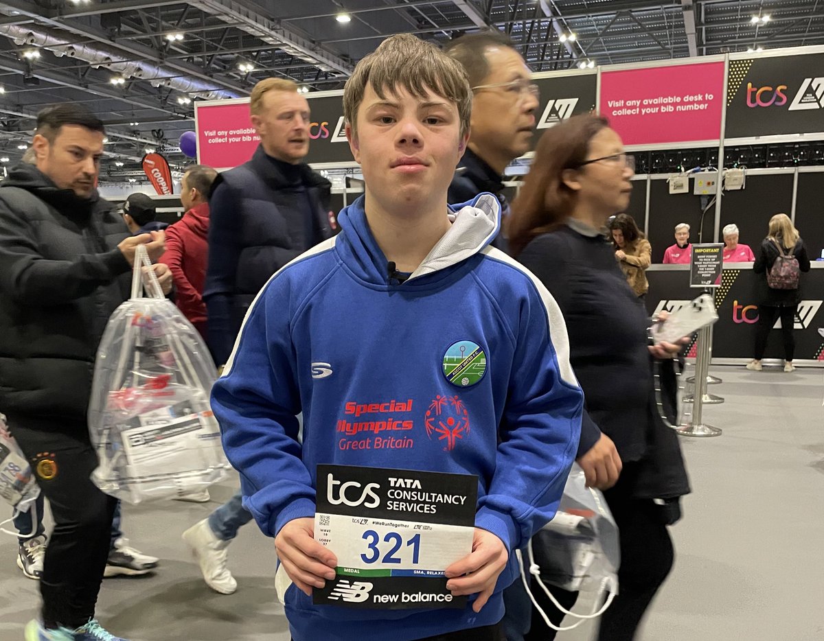 Peter Gillibrand (@gillibrandpeter) on Twitter photo HUGE NEWS FROM THE <a href="/LondonMarathon/">TCS London Marathon</a>!!!
19-year-old Lloyd Martin has just finished and has become the youngest ever person with Down’s Syndrome to complete a full marathon*!!! 🏃♂️
Lloyd is a legend and history maker - breaking down barriers - bravo. 👏 HUGE NEWS FROM THE <a href="/LondonMarathon/">TCS London Marathon</a>!!!
19-year-old Lloyd Martin has just finished and has become the youngest ever person with Down’s Syndrome to complete a full marathon*!!! 🏃♂️
Lloyd is a legend and history maker - breaking down barriers - bravo. 👏