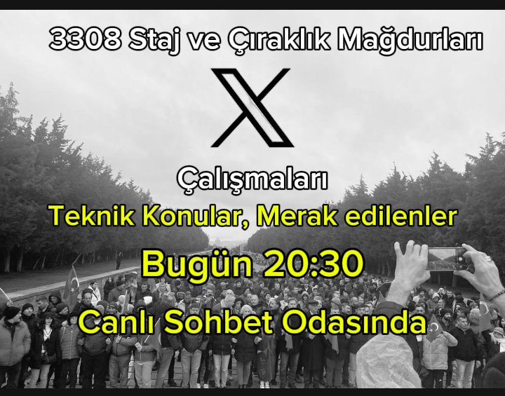 Sorularınızı hazırladınızmı? 20:30 başlıyoruz. Biz buradayız... 👇👇👇👇👇 x.com/i/spaces/1YpKk… ☝️☝️☝️☝️☝️ Sayın Özgür Özel #KülliyedeÇırakVeStajyeriUnutma