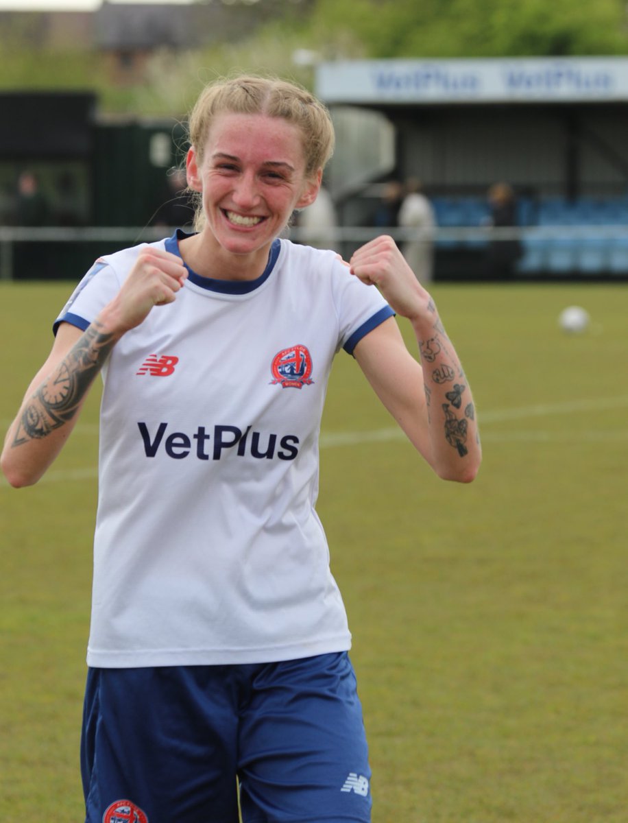 That first win feeling 🤍👏💪⚽️ Let’s keep this momentum up as we head into the last two away games of the season. #BornToBeFylde #FAWNL