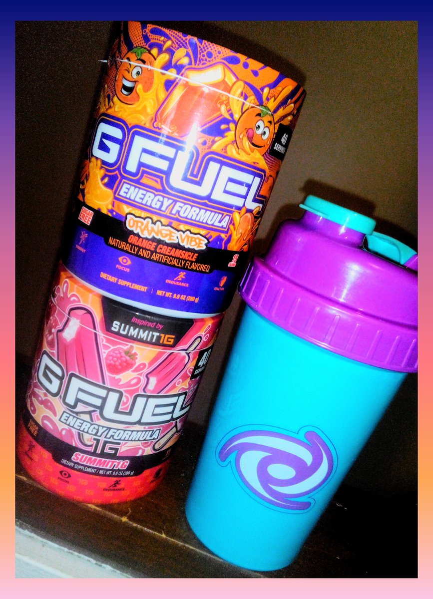 Happy Sunday Funday Friends🥂🥳
I hope y'all had an amazing weekend!
Here's your final mix for the week👇🔥
-1/2 Orange Vibe - 1/2 Summit1G-😈
#GFUELED @GFuelEnergy