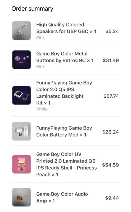 So I&rsquo;ve ordered some upgrades for an old GBC I have now would you guys wanna see a stream or YouTube