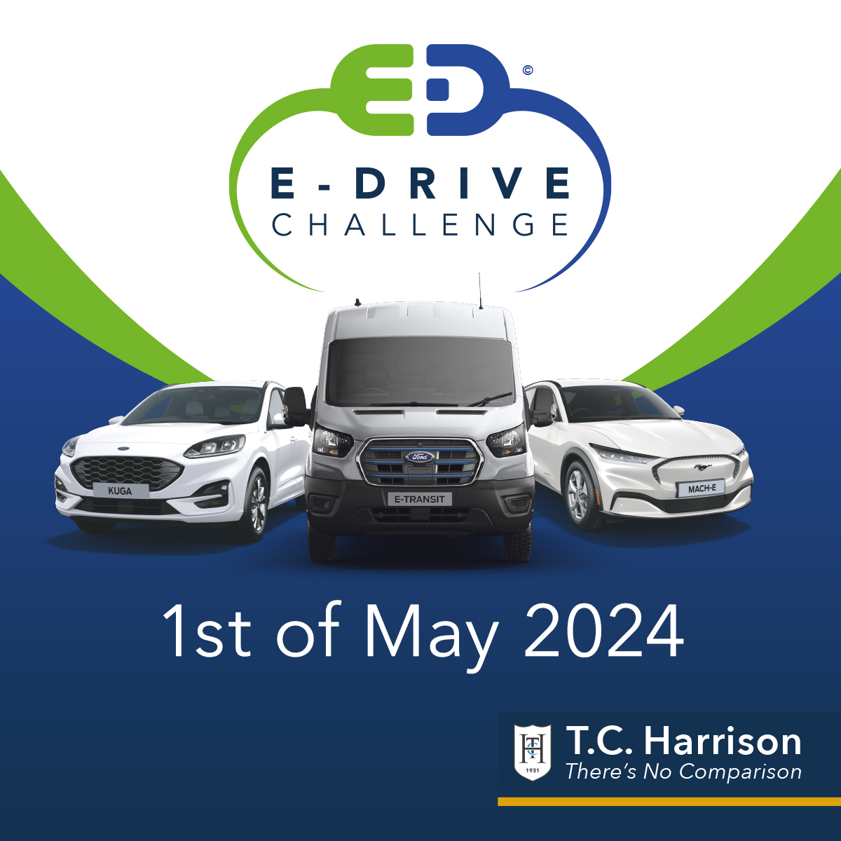 The TC Harrison E-Drive Challenge coming in May 🚘⚡️🔌 Save the date! 📆 More details coming soon...
