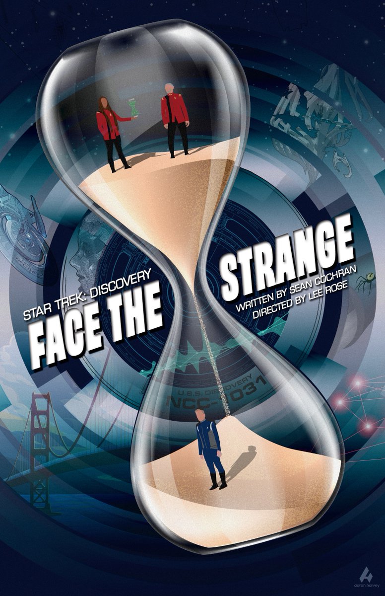 It's been a while since I've done #StarTrekDiscovery fan art, but I'm not exclusively into animated Trek! 'Face the Strange' was a fantastic, classic #StarTrek time travel tale & a spiritual sequel to Voyager’s “Shattered,” reflecting on Disco's equally wild journey! So fun!