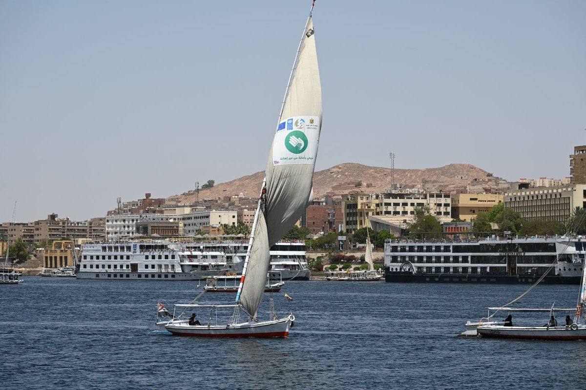 @TIEC_Egypt @ITIDA @UNDP @UNDPEU @UNDPBrussels @UNDPArabStates @EUinEgypt Launched the sailboat parade in #Aswan with @EUinEgypt & @MOSS_Egypt! This initiative tackles crucial social issues within the #Waaiprogramme, addressing 13 social protection issues & promoting community development by ending harmful practices. #UNDPinAswan#UNDPEUPartnership 🌊⛵️