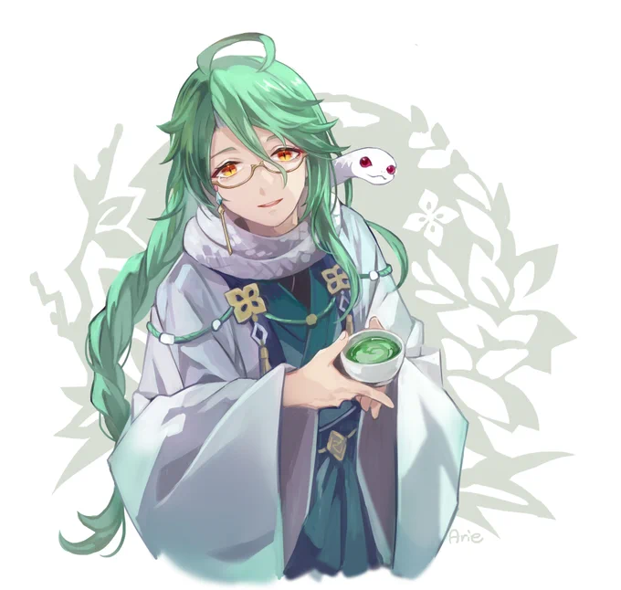 お茶と白朮先生 