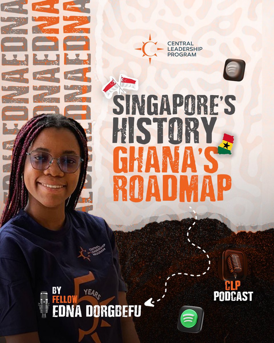 What happens when a nation separates itself from its foreign support systems?👀 Fellow Edna Dorgbefu brings us this one, titled, “Singapore’s History, Ghana’s Roadmap” If Singapore thrived, so can we!🇬🇭 Listen here⬇️ 🔗: bit.ly/4daGz1p #CLPPodcast