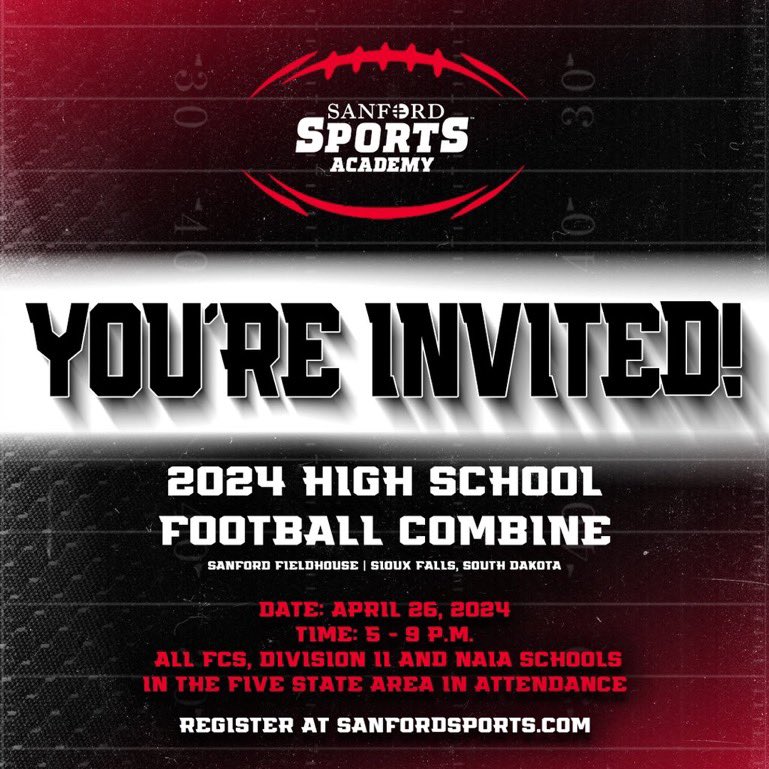 Thanks for the invite <a href="/riggsfootball/">Coach Riggs</a>