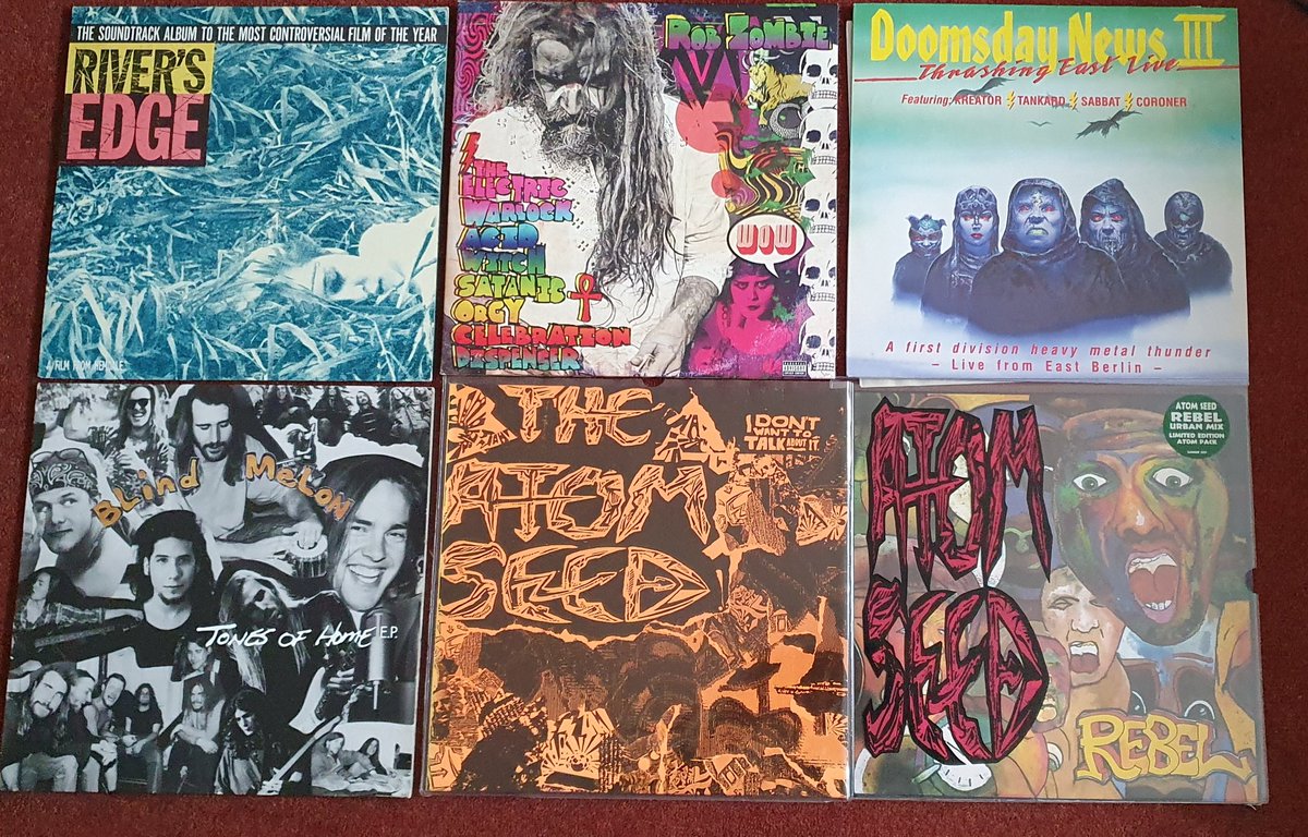 Yesterday's vinyl pickups. A bit of a mixed bag.