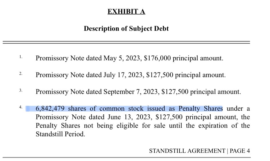 JolTrades's tweet photo. $FLES This is a long post, but hopefully brings a bit of clarity. There seems to be a lot of confusion over shares to DTC. However, all the info from interviews this month and the standstill agreement 8k explain where these are from.
IMO @AP4Less and @BrettRosen325 have been very transparent, and nothing about the increase is really surprising when you factor what they have talked about and pointing people to read the 8k.
DTC went from 34,280,479 to 55,622,958 which is a difference of 21,342,479. People seem to be completely shocked by this increase, but remember, this was ALL necessary to get the standstill agreements in place. It looks bad, but the whole point of this is to have 8 full months of no new shares added to the float so they can finally grow the share price and build the market cap.
In BFC interview a couple weeks ago, Brett talked about Cove possibly being the entity that got the 5M shares last DTC update, but turns out it was this note holder #3 GS Capital (who is done getting anymore shares). So, I expected the Cove penalty shares would be added, which is 6,482,479.
21,342,479 - 6,842,479 = 14,500,00. A very round number. We know that Brett got 7M of those, so that leaves exactly 7.5M left.
Read in the 8k about the pre-standstill shares to AJB Capital - they got 9,580,800. But remember, there is a 4.99% equity blocker. OS was around 155M when their shares were issued, so 7.5M was just under that 4.99%. That means they have 2,080,800 more shares to receive, which everyone should expect (probably on the next DTC update). So don’t be shocked in the future when you see this increase…now you know. I do believe AJB will be holding on to those 2M shares when they do get issued.
So, having said all this, I really do believe the selling is nearly done. I finally grabbed a starter position on Friday, and will be DCA to a full position this coming week. Even though price has declined, volume has declined with it. I had a .02 bid in all day Friday that never got touched, even though price dipped below .02 Thursday. .018-.02 is a strong demand zone, so I do believe this is the floor here until the selling stops completely or buyers step in heavier. After OTCN got pushed back on L2 Friday, a 800k bid popped in at .0248 briefly. Whales are circling and appear to be anticipating the bottom is in.
I also believe all the entities that have gotten large amounts of shares, are ONLY selling a smaller portion of those shares to cover principal at least. If they believe in the point of the standstill agreements, it would be very unwise of them not to hold a significant amount for an eventual run up throughout the year IMO.
I fully expect that DTC number will remain basically unchanged now for 8 months, and there will be a TON of marketing and awareness for $FLES over the rest of the year driving in investors as price climbs. I’m expecting HUGE revenue numbers at the end of the year during shopping season that will show everyone just how amazing their business model is, and how profitable it will be. This gives an END OF YEAR catalyst worth holding for.
I have followed @AP4Less closely for over 3 years now, he has given nearly everything for this company…and I do believe @BrettRosen325 will be a massive help with his involvement. Shareholders have been crushed here the past few years, but I really do believe this is about as good of an opportunity to invest in this company at this .02 level and hold for the next 6+ months. Time will tell…