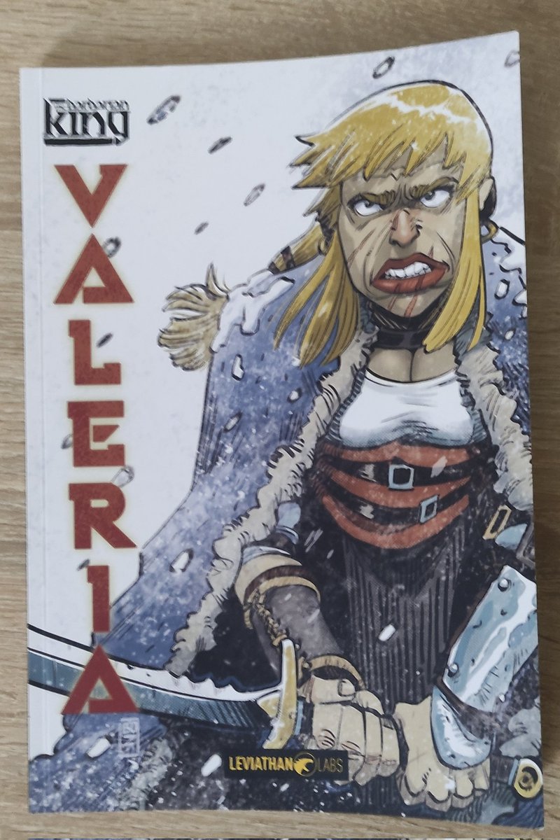 The Barbarian King: VALERIA
El ritmo que tienen las viñetas de <a href="/RamiroBorrallo/">Ramiro Borrallo</a> es tremendo, tanto que te puedes leer el cómic entero de una sola sentada. Me ha gustado y me ha dejado con ganas de leer más cómics suyos (Apocalyse Girl, Hijo de nadie...) y más aventuras de acción🐺