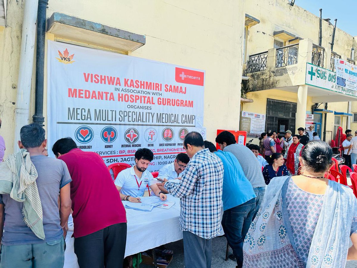 2 days mega multispeciality medical camp held on 20th & 21st April 24 at SDH Jagti concluded todayMore thsn 1000 patientswereexamined by different specialists. @OfficeOfLGJandK @SyedAbidShah @DrRakesh183